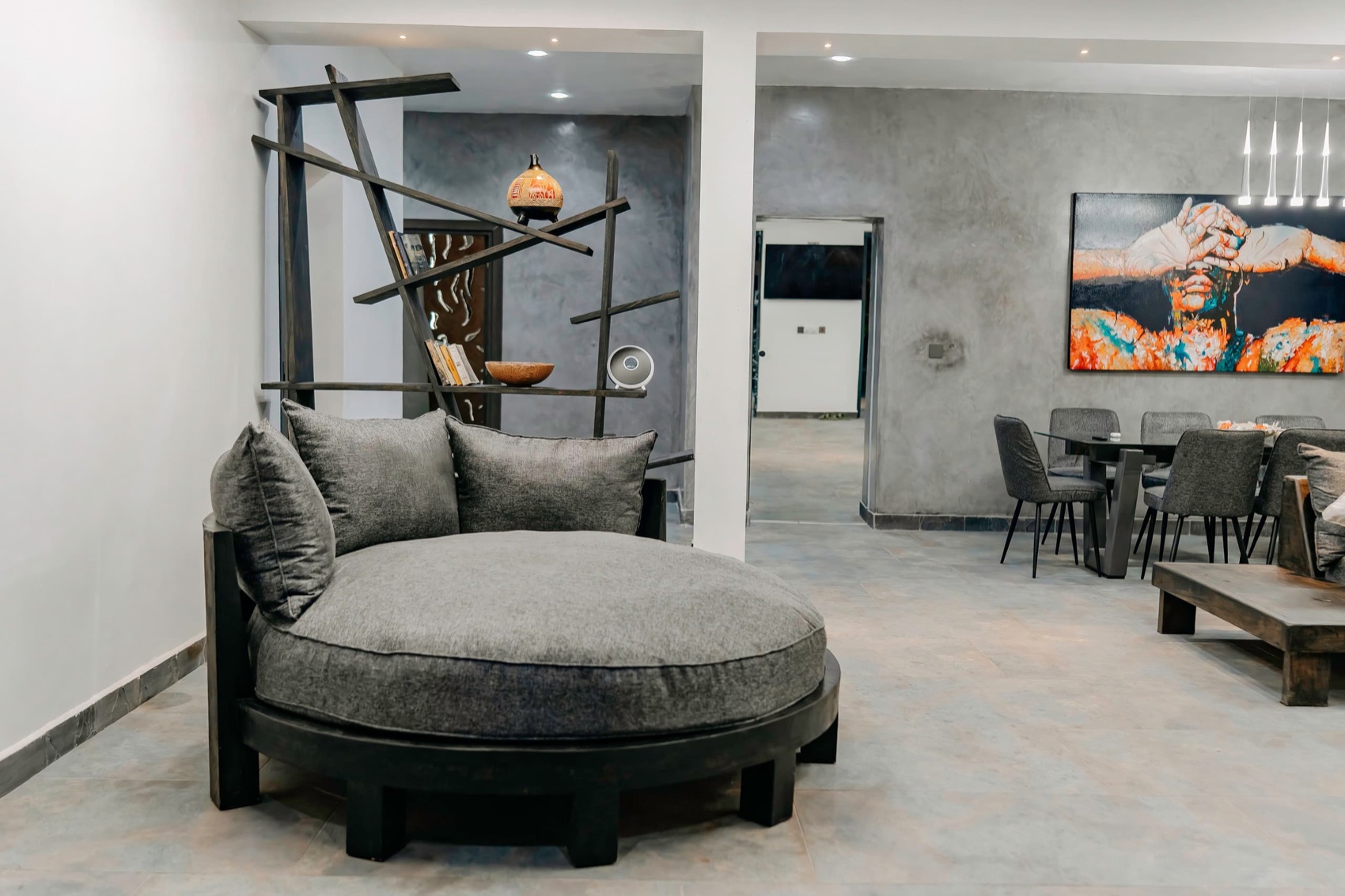 Inside the villa